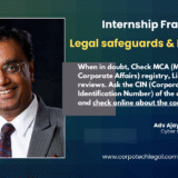 Adv Ajay Sharma, Cyber Lawyer, CorpoTech legal, Spoke about Internship related frauds, the legal safeguards and remedies.